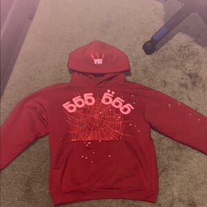 Sp5der Worldwide Red Angel Number
555 Hoodie